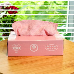 20Pcs Dishwashing Towel Kitchen Reusable Dish Towel Microfiber Absorbent Lazy Rag Kain Lap