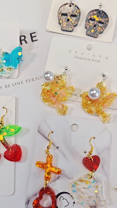 Độc đáo cherrys Silicone Bông tai khuôn đồ dùng thủ công cho thủ công nhiều kích cỡ khác nhau có sẵn thiết kế kiểu dáng