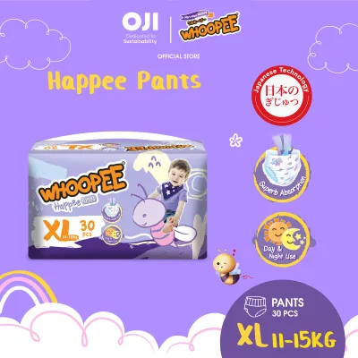 Whoopee Jumbo Pants Diapers Baby - Size M (42s)/L (36s)/XL (30s)/XXL (24s)