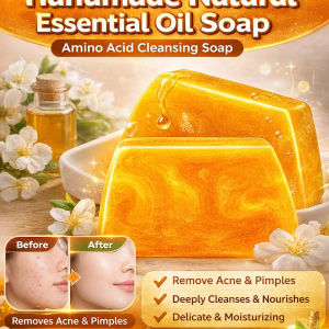Natural Essential Oil Soap Handmade Amino Acid Enriched Perfumed Moisturizing Gentle Skin Care Bath Bar