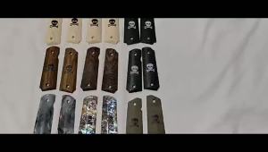 LZD 1911 Accessories Modification 1911Grips Handle Door Frame Handle   Support Printing Pattern