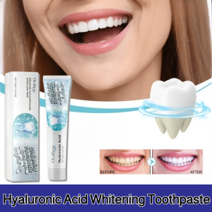 [Whitening With One Brush] Hyaluronic Acid Brightening Toothpaste Whitening Toothpaste Fresh Breath Gum Repair
