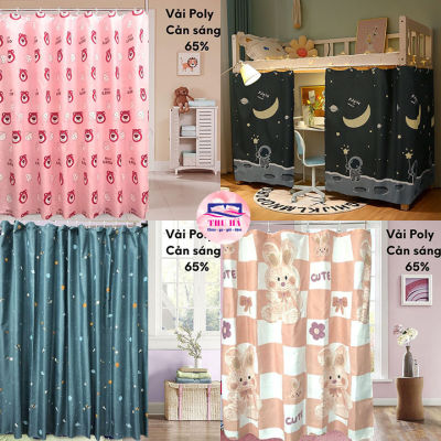 RIDO RÈM CỬA POLY - Ngăn phòng che nắng - có móc treo sẵn (INBOX ĐỂ ĐẶT KÍCH THƯỚC THEO YÊU CẦU)