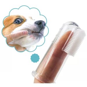 DEARYOYO Dog Cat Toothbrushes Pet Finger Toothbrush Dog Best Breath Care Tartar Tools