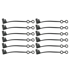 12Pcs High Temperatures Resistant 2Pin Plugs Solar Connectors Caps Accessory for Camping and Solar Use