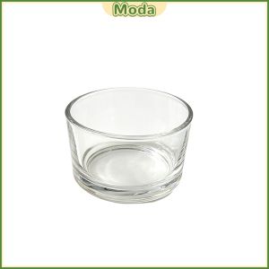 Moda 1Pc Glass Snack Bowl 200ml Transparent Glass Pudding Dessert Bowl for Yogurt Appetizer Fruits
