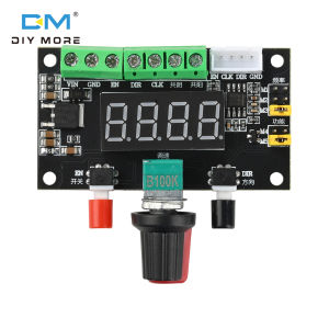 Diymore 12V/24V สเต็ปเปอร์มอเตอร์ไดร์เวอร์ไปข้างหน้า/ย้อนกลับโมดูลการควบคุมความเร็วเครื่องกำเนิดสัญญาณชีพจร PWM