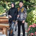 [ BISA COD ] KRISNA Batik Couple Hitam songket klasik Set kebaya Wisuda Kondangan Lamaran elegan dan mewah Baju seragam sarimbit Terbaru. 