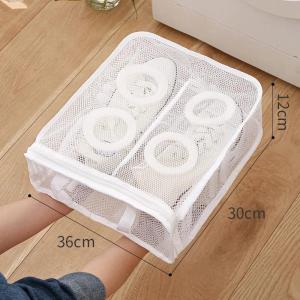 Mesh Laundry bag Washing Machine Shoes Bag Travel Storage bags Portable Anti-deformation Protective Clothes organizer