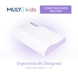 MLILY JAMA Kids Memory Foam Pillow / 3 IN 1 Adjustable Height / Contour / 梦百合小孩记忆棉枕头