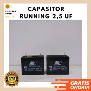Capasitor 25 UF MC Kapasitor running kotak AC Pompa Kulkas Capacitor 400/450 Volt 50/60 Hz
