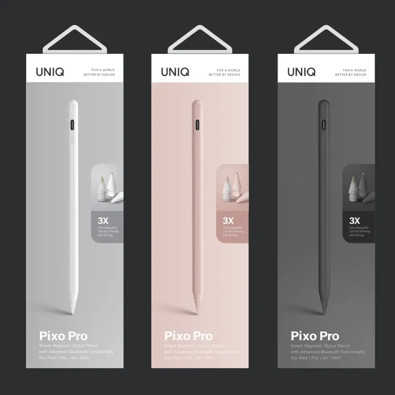 UNIQ Pixo Pro Magnetic Stylus Pencil With Wireless Charging For