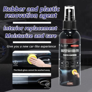 Auto Plastic Refurbishment Agent Plastic Parts Auto Wax Refurbishment Agent Recycled Plastic Maintenance Agent Maintenance and Repair 120Ml