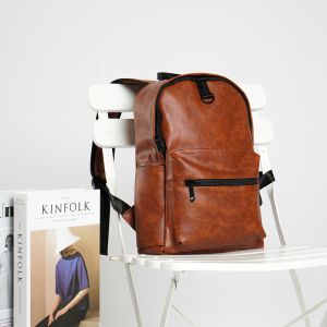 Ransel leptop pria bahan kulit premium waterproof/DC