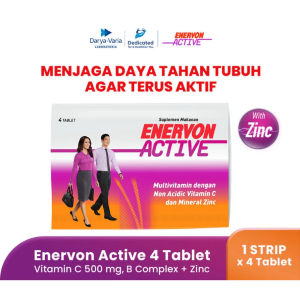 1 STRIP/BOTOL SUPLEMEN MULTIVITAMIN DAYA TAHAN TUBUH ENERVON C / ENERVON C ACTIVE / ENERVON C GOLD/ ENERVON KIDS / ENERVON FIZZ