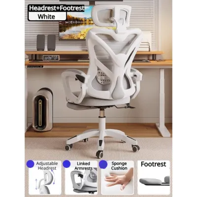 Sofya Ergonomic Computer Chair Office Chair Household Study Chair For Sedentary With Footrest Lumbar Support B01办公椅 学习椅