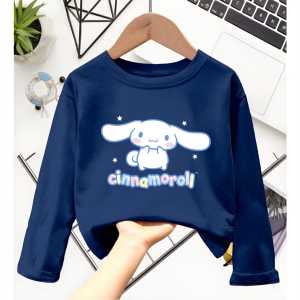 Atasan Kaos Anak Perempuan Lengan Panjang CINNAMOROLL Untuk Usia 1-12 Thn