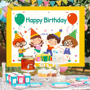 Thảm Trải Tiệc Sinh Nhật Rèm Vải Treo Tường In 3D Trang Trí Phòng Ngủ Phòng Khách Gia Đình Ins