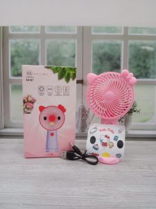 Kipas Angin Genggam 2In1 Dengan Stand HP / Handy Mini Fan / Rechargeable Tahan Lama - FR GALLERY