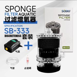 Aquarium Filter Fish Tank Shrimp Pond Air Pump Biochemical Sponge Filter Bio Sponge Filter Aquarium Filtration Accessories