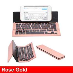 Folding Bluetooth Keyboard Lipat multi device Kb-029 Multi OS Stand Hp samrtphone