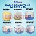 MAGIC COM PENANAK NASI MIYAKO RICE COOKER UKURAN (6L 2,2L 1,8L 1,2L 1L 0,6L) 3IN1 MERK MIYAKO. 