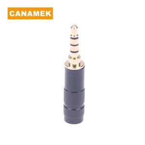 【CANAMEK】 Gold Plated 3.5mm TRS Male to 3.5mm TRRS Female Stereo Audio Connector 3.5 mm