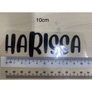 Personalized Custom Name Vinyl Stickers | Shirt Bags Jersey
