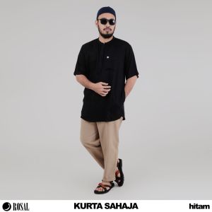 Baju Koko Kurta Sahaja ROSAL Muslim Sholat Pria Cowok Kasual