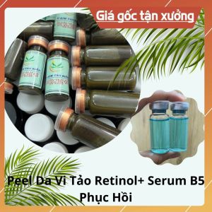 Peel Da Vi Tảo Không Sưng Không Đỏ Không Đau Rát + Tặng Serum căng bóng trắng sáng B5 phục hồi 10ml