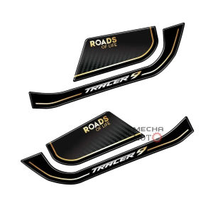 Tank pad cho Tracer 9 GT Tracer 9gt cộng với xe máy 3D nhựa Sticker bảo vệ Kit