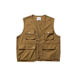 UniWear | คุณภาพสูงเสื้อกั๊ก แคมป์ปิ้ง แขนกุด มีซิปหน้า เดินป่า เที่ยวเขา Camping vest