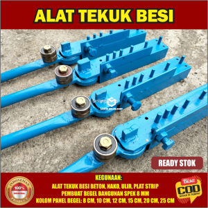 Alat Tekuk Besi Penekuk Besi Pembuat Besi Begel Spek 8mm Besi Beton Nako Ulir plat Strip Original