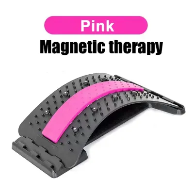 Lumbar Support Spine Corrector Magnetic Therapy Back Massager Adjustable Massager Back Stretcher Back Support Lumbar Brace Relaxation Device Relieve Pain Relax Tool 腰椎按摩矫正器