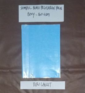 Sampul Buku Pelajaran Polos - Boxy 160 GSM - Isi 10 pcs