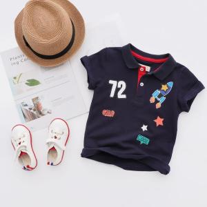 Kaos Atasan Pakaian Anak Laki Laki Lengan Pendek Motif Astronot/  Kaos Bayi Kerah Motif ASTRONOT 72 / Baju Bayi Kaos Kerah Laki-Laki
