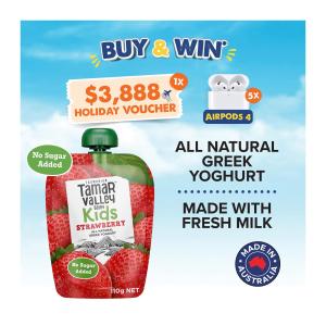 Tamar Valley Greek Style Strawberry Yoghurt Pouch