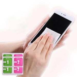 100pcs Screen Clean Cloth Dry Wet Cleaning Wipes Paper Set LCD Screen Dust Removal for Camera Lens Phone