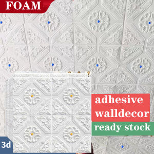 Adhesive Ceiling Wallpaper Dinding 3D Waterproof Foam Wall Paper Interior and Exterior Decoration Brick Wall Decoration Wall Sticker