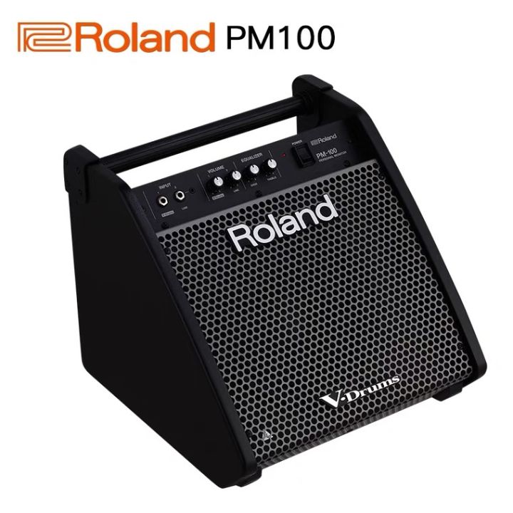 ROLAND/ Roland speaker PM03 PM100 PM200 electronic drum speaker, lemon ...