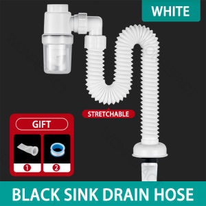Bathroom Sink Drain Hose Sink Odour Resistant Bug Resistant Sink Drain Kit Universal Washbasin Pipe Durable