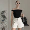 làminapparel - SLEEVELESS COWL NECK TOP - Áo cộc tay cổ đổ phía trước phiên bản 3 màu BLACK, WHITE, BEIGE. 
