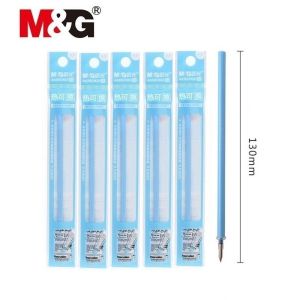 Set 5 bút mực gel nước xóa được M&G AKP61115 / 61115 ngòi 0.5mm ruột 3020 (3005) thay thế
