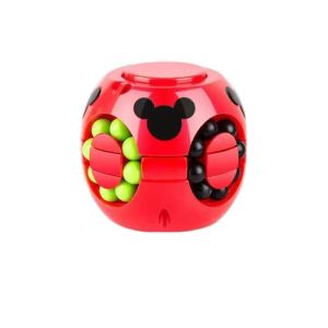Rotating IQ Ball Rubik Cube Kids Jigsaw Puzzle Magic Cube Beans Spinning Tops Gyro Fidget Spinner Baby Toys Birthday Gifts Stress Relief Early Learning Educational Toy 魔豆魔方