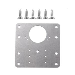 1 Set Hinge Repair Plate Kit Cabinet Repair Bracket for Protecting Wooden Cabinet Cupboard Door Stainless Steel