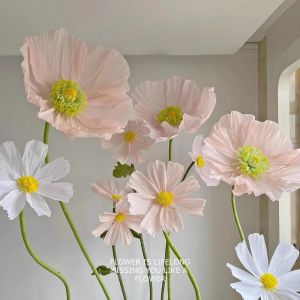 BESTOURO Paper Simulate Giant Flower giant Simulated Large Artificial Flower  60cm Flower Photography Props Outdoor