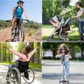 Rupertyle Bike Handlebar Water Bottle Holder, Fits Cups Diameter Less Than 3.6in/9cm, No-Screw Installation, Mesh Pockets, Insulated, with Adjustable Fasteners, Shoulder Strap and Phone Storage Bag. 