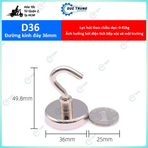 Móc Treo Đồ Nam Châm Chịu Lực Tốt Siêu Hút 25mm - 42mm Thiết Kế Thông Minh  - 810