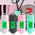 🔥Silent Luminous ABS Digital Electronic Clock Student Exam Study Library Pocket Watch Green Backlight LCD Display Mini Portable. 