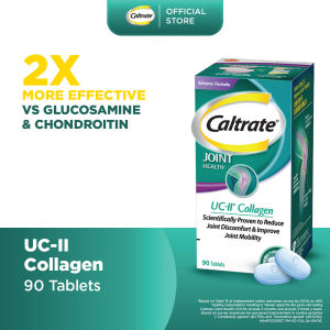 [180/240 Tabs] CALTRATE Joint Health UCII Collagen Supplement Reduce Joint Discomfort 2X More Effective vs Glucosamine